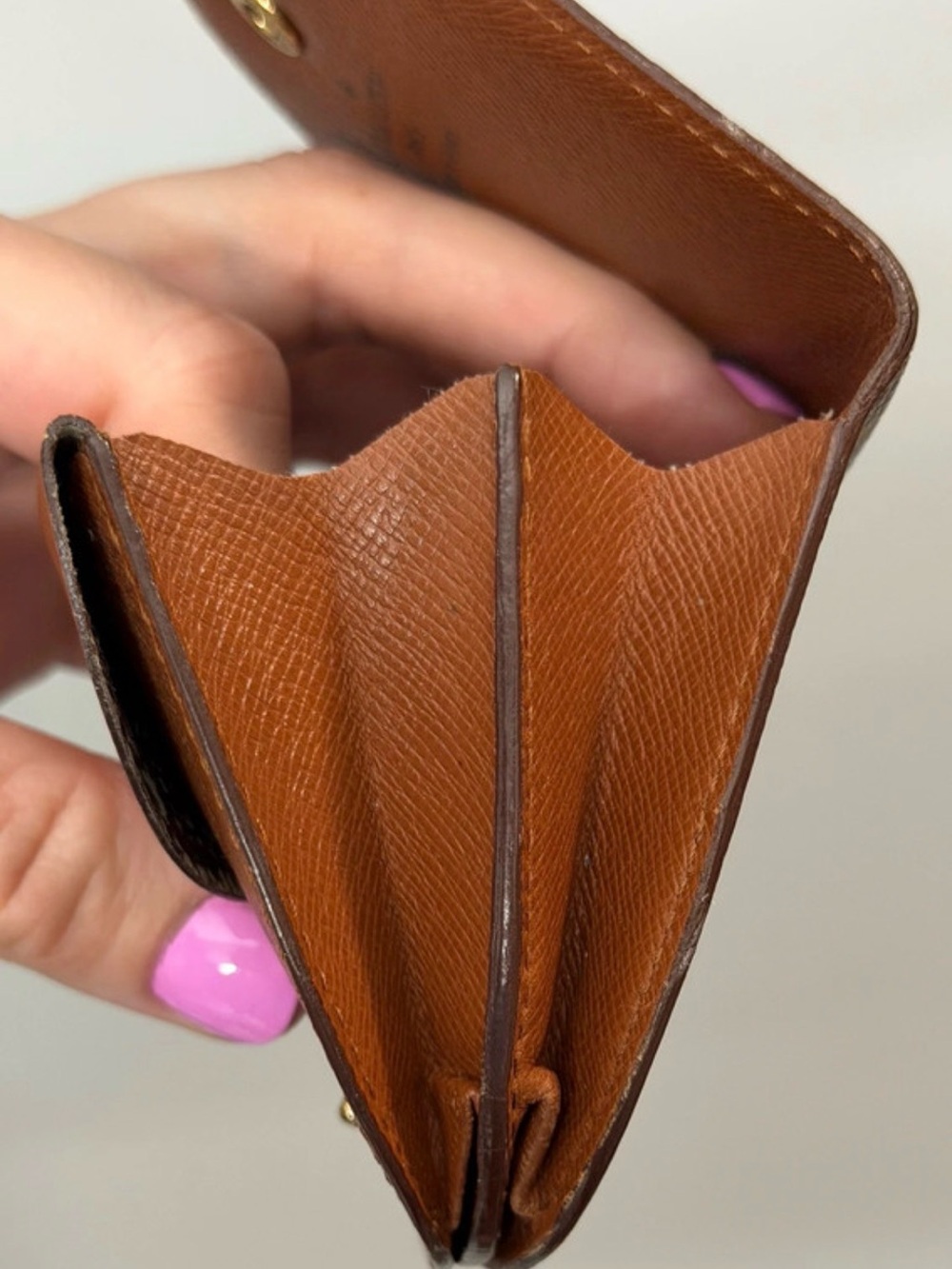 Louis Vuitton Monogram Porte-Monnaie Gousset coin Purse or credit card 💳 - Picture 15 of 15